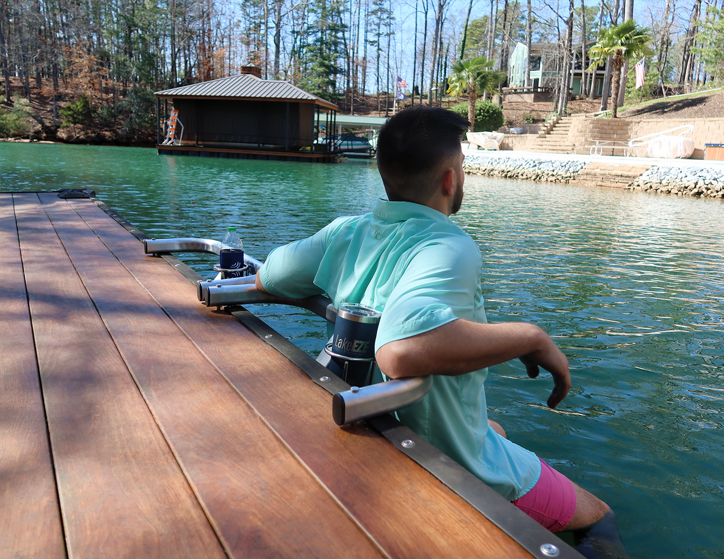 LakeEze Swim Stool